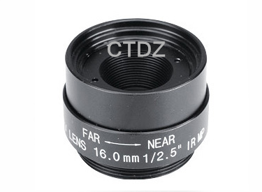 CT125FF1618CS-3MP高清监控镜头16mm固定光圈1/2.5"幅面