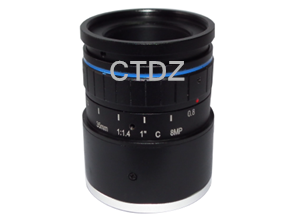 CT11FD3514C-8MP高清35mm定焦自动光圈镜头C口800万像素1"智能交通镜头