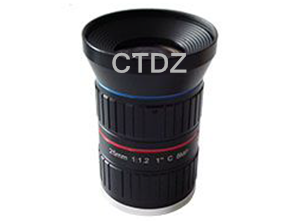 CT11FM2512CB-8MP高清镜头F1.2手动光圈C口25mm800万像素1"智能交通镜头