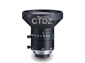 CT12FM0414CB-5MP高清工业镜头4mm500万1/2"机器视觉FA