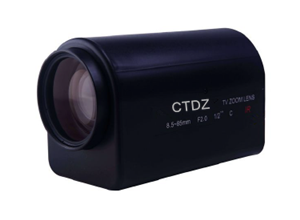 CT12ZD08585IR2MP-PZF高清电动变倍镜头1/2英寸8.5-85mm200万预置位 10倍