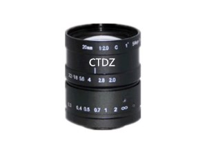 CT11FM2020CB-5MP高清镜头20mm手动光圈500万像素1" FA