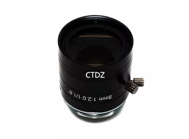 CT118FM0820CC-5MP工业镜头8mm手动光圈500万像素1/1.8" FA
