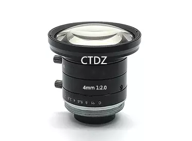 CT118FM0420CC-5MP工业镜头4mm手动光圈500万像素1/1.8" FA