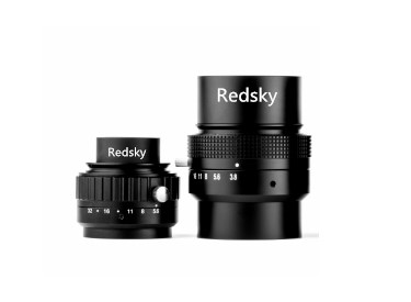 Redsky高清4K线扫描镜头系列 精度可达7μ线阵镜头  F接口及V接口可转M42口M58口等