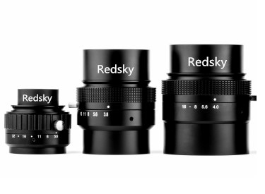 Redsky高清8K线扫描镜头系列 精度可达7μ V接口线阵镜头可转F口M42口M58口等