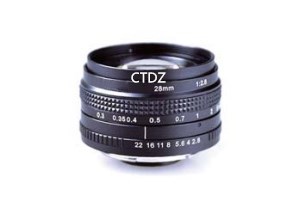 CTFM2828BF-5MP高清工业镜头F口(M42X1口/T口）28mm500万像素 （FA/ITS/线扫可选）