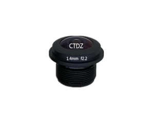 CT13FF1422M12-5MP板机镜头焦距1.4mm M12 接口 1/3" 全景镜头TTL12.5mm